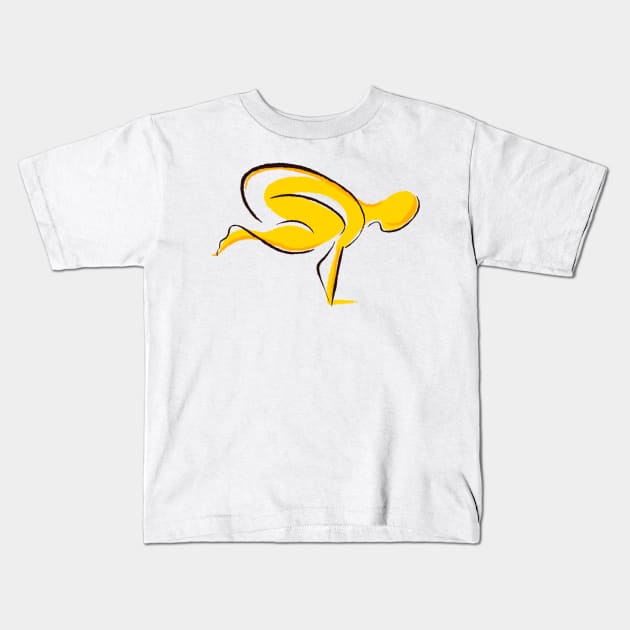 Solar plexus chakra Kids T-Shirt by Steve Brown Illustration 